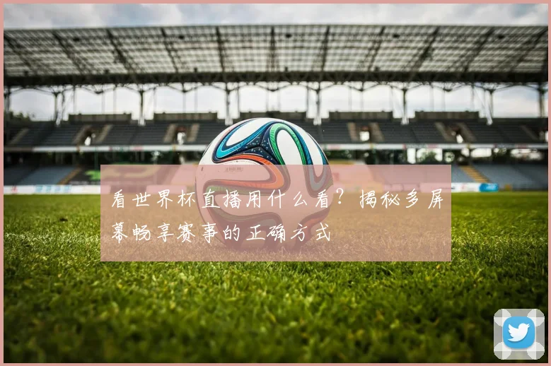 看世界杯直播用什么看？揭秘多屏幕畅享赛事的正确方式